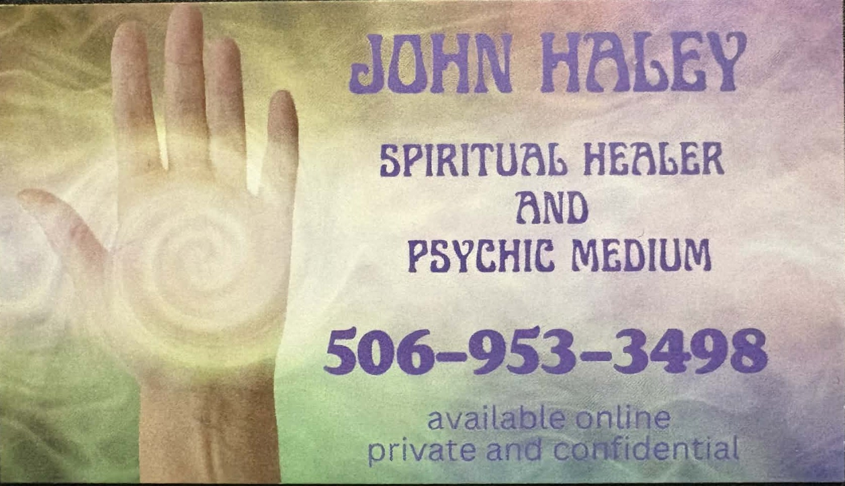 John Haley Business Card